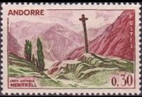 Andorra (French admin) 1961 - set Landscapes: 0,30 fr