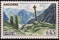 Andorra (French admin) 1961 - set Landscapes: 0,45 fr