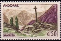 Andorra (French admin) 1961 - set Landscapes: 0,50 fr
