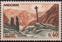 Andorra (French admin) 1961 - set Landscapes: 0,40 fr