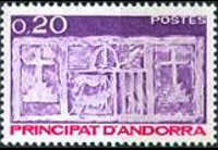 Andorra (French admin) 1983 - set First arms of Andorra: 0,20 fr