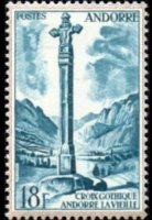 Andorra (amministrazione francese) 1955 - serie Vedute: 18 fr