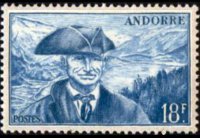Andorra (French admin) 1944 - set Landscapes: 18 fr