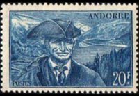 Andorra (amministrazione francese) 1944 - serie Vedute: 20 fr