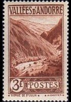 Andorra (French admin) 1932 - set Landscapes: 3 fr