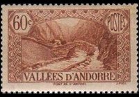 Andorra (French admin) 1932 - set Landscapes: 60 c