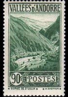 Andorra (amministrazione francese) 1932 - serie Vedute: 90 c