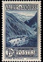 Andorra (French admin) 1932 - set Landscapes: 1,75 fr