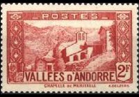 Andorra (amministrazione francese) 1932 - serie Vedute: 2 fr