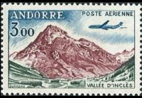 Andorra (French admin) 1961 - set Landscapes: 3 fr