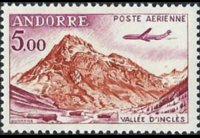 Andorra (French admin) 1961 - set Landscapes: 5 fr
