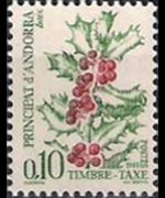 Andorra (French admin) 1985 - set Wild berries: 0,10 fr