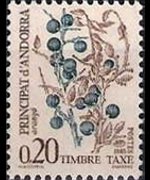 Andorra (French admin) 1985 - set Wild berries: 0,20 fr