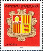 Andorra (French admin) 2002 - set Coat of arms: -
