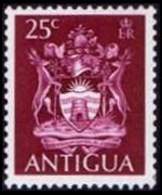 Antigua 1970 - serie Stemma: 25 c
