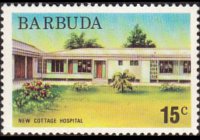 Barbuda 1974 - set Local motifs: 15 c