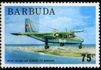 Barbuda 1974 - set Local motifs: 75 c