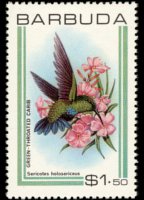 Barbuda 1980 - set Birds: 1,50 $