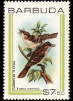 Barbuda 1980 - serie Uccelli: 7,50 $