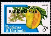Barbuda 1983 - set Fruits: 3 c