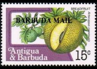 Barbuda 1983 - serie Frutti: 15 c