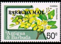 Barbuda 1983 - set Fruits: 50 c