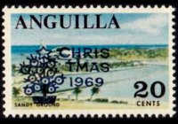 Anguilla 1967 - serie Soggetti vari: 20 c