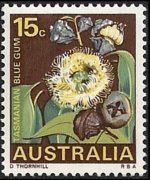Australia 1968 - serie Fiori: 15 c