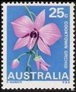 Australia 1968 - serie Fiori: 25 c