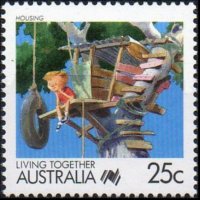 Australia 1988 - serie Vivere in società: 25 c