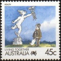 Australia 1988 - serie Vivere in società: 45 c