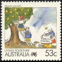Australia 1988 - serie Vivere in società: 53 c