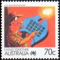 Australia 1988 - serie Vivere in società: 70 c