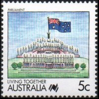 Australia 1988 - serie Vivere in società: 5 c