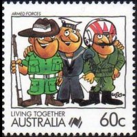 Australia 1988 - serie Vivere in società: 60 c