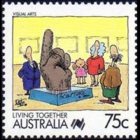 Australia 1988 - serie Vivere in società: 75 c
