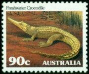 Australia 1982 - serie Rettili e anfibi: 90 c
