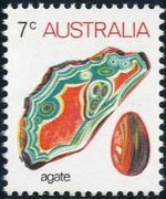 Australia 1973 - serie Vita marina, minerali e piante: 7 c