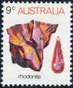 Australia 1973 - serie Vita marina, minerali e piante: 9 c
