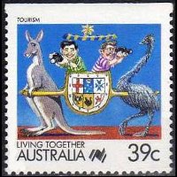 Australia 1988 - set Living together: 39 c