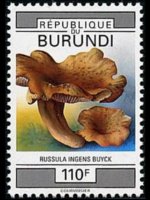 Burundi 1992 - set Mushrooms: 110 fr