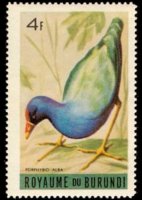 Burundi 1965 - serie Uccelli: 4 fr