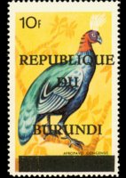 Burundi 1967 - set Birds - Republic: 10 fr