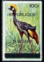 Burundi 1967 - serie Uccelli - Repubblica: 100 fr