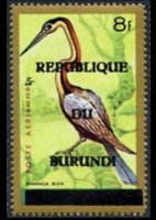 Burundi 1967 - set Birds - Republic: 8 fr