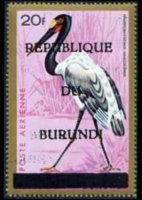 Burundi 1967 - set Birds - Republic: 20 fr