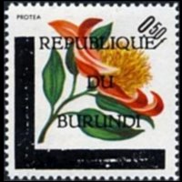 Burundi 1967 - set Flowers - Republic: 50 c