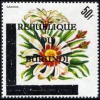 Burundi 1967 - set Flowers - Republic: 50 fr