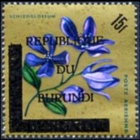Burundi 1967 - set Flowers - Republic: 15 fr