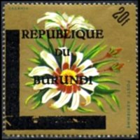Burundi 1967 - set Flowers - Republic: 20 fr